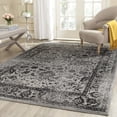 thumbnail image 1 of SAFAVIEH Adirondack Wyatt Traditional Distressed Area Rug, Grey/Black, 6' x 9' - Transitional Modern Design, Grey & Black, Ideal for Living Room, Bedroom, Dining Space, 1 of 13