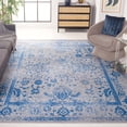 thumbnail image 1 of SAFAVIEH Adirondack Wyatt Traditional Distressed Area Rug, Grey/Blue, 8' x 10' - Large - Transitional Modern Design, Grey & Blue, Ideal for Living Room, Bedroom, Dining Space, 1 of 13
