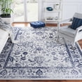 thumbnail image 1 of SAFAVIEH Adirondack Wyatt Traditional Distressed Area Rug, Ivory/Navy, 10' x 14' - X-Large - Transitional Modern Design, Ivory & Navy, Ideal for Living Room, Bedroom, Dining Space, 1 of 15