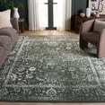 thumbnail image 1 of SAFAVIEH Adirondack Wyatt Traditional Distressed Area Rug, Dark Green/Ivory, 10' x 14' - X-Large - Transitional Modern Design, Dark Green & Ivory, Ideal for Living Room, Bedroom, Dining Space, 1 of 14