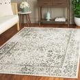 thumbnail image 1 of SAFAVIEH Adirondack Wyatt Traditional Distressed Area Rug, Ivory/Dark Green, 8' x 8' Square - Transitional Modern Design, Ivory & Dark Green, Ideal for Living Room, Bedroom, Dining Space, 1 of 14