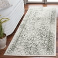 thumbnail image 1 of SAFAVIEH Adirondack Wyatt Traditional Distressed Runner Rug, Ivory/Dark Green, 2'6" x 6' - Transitional Modern Design, Ivory & Dark Green, Ideal for Living Room, Bedroom, Dining Space, Entryway, Hall, 1 of 10