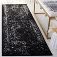 thumbnail image 1 of SAFAVIEH Adirondack Wyatt Traditional Distressed Runner Rug, Black/Ivory, 2'6" x 8' - Transitional Modern Design, Black & Ivory, Ideal for Living Room, Bedroom, Dining Space, Entryway, Hallway, Kitch, 1 of 11