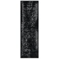 thumbnail image 1 of SAFAVIEH Adirondack Wyatt Traditional Distressed Runner Rug, Black/Ivory, 2'6" x 8', 1 of 11