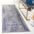 thumbnail image 1 of SAFAVIEH Adirondack Wyatt Traditional Distressed Runner Rug, Grey/Navy, 2'6" x 12' - Transitional Modern Design, Grey & Navy, Ideal for Living Room, Bedroom, Dining Space, Entryway, Hallway, Kitchen, 1 of 9