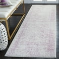 thumbnail image 1 of SAFAVIEH Adirondack Wyatt Traditional Distressed Runner Rug, Ivory/Lavender, 2'6" x 12' - Transitional Modern Design, Ivory & Lavander, Ideal for Living Room, Bedroom, Dining Space, Entryway, Hallway, 1 of 11