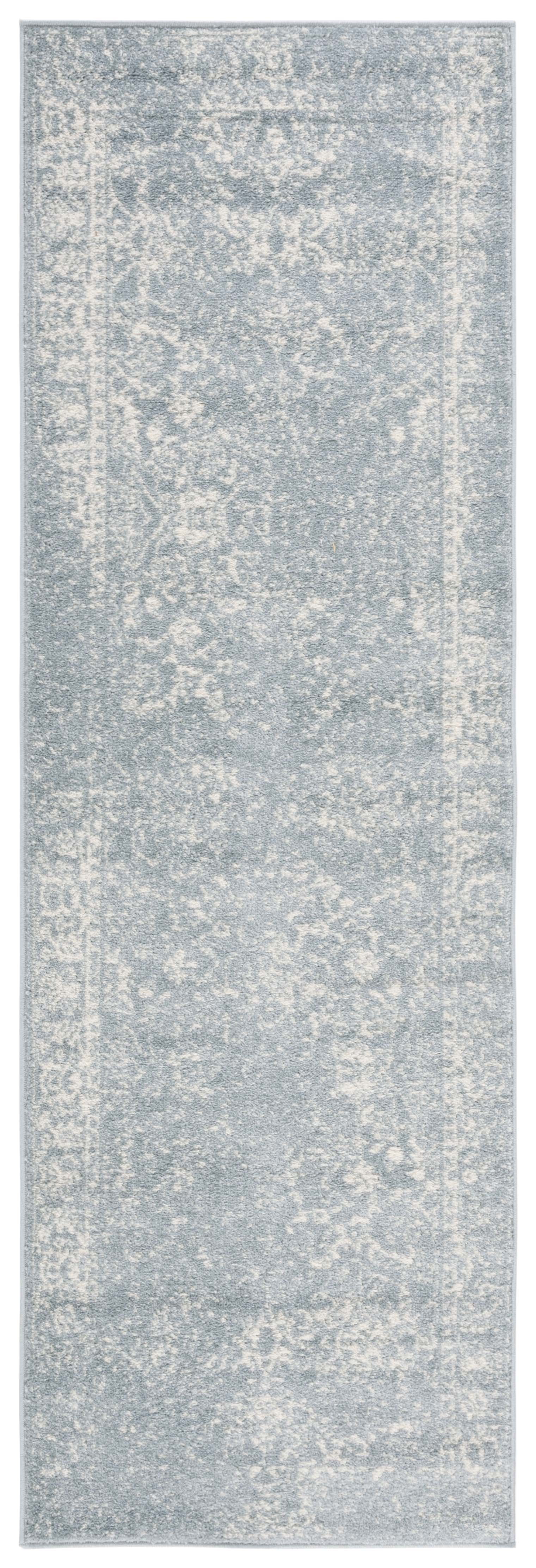 SAFAVIEH Adirondack Wyatt Traditional Runner Rug, Slate/Ivory, 2'6" x