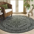 thumbnail image 1 of Safavieh Adirondack Xavier Oriental Area Rug, Dark Green/Ivory, 6' x 6' Round, 1 of 10