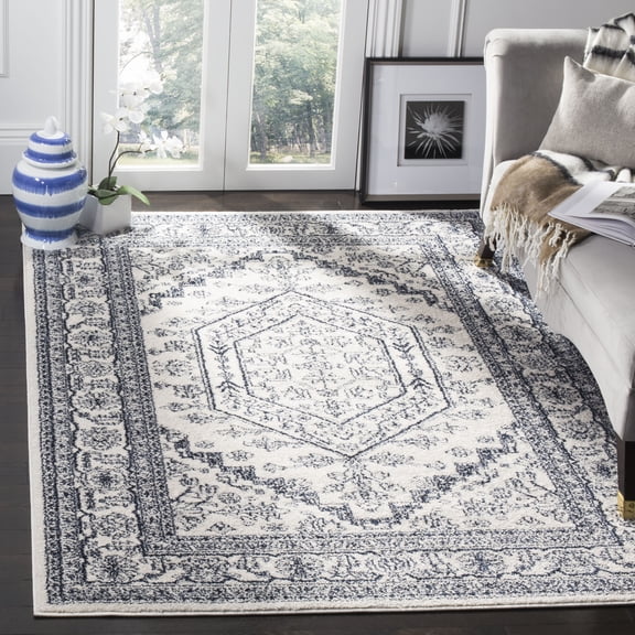 Safavieh Adirondack Xavier Oriental Area Rug, Ivory/Navy, 6' x 9'