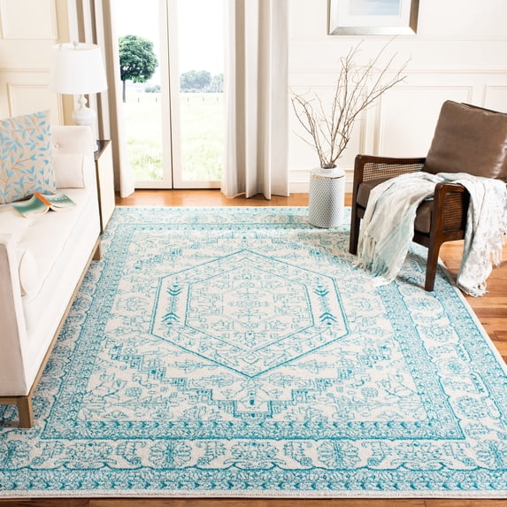 Safavieh Adirondack Xavier Oriental Area Rug, Ivory/Teal, 8' x 10'