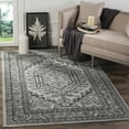 thumbnail image 1 of Safavieh Adirondack Xavier Oriental Area Rug, Silver/Black, 4' x 4' Square, 1 of 13
