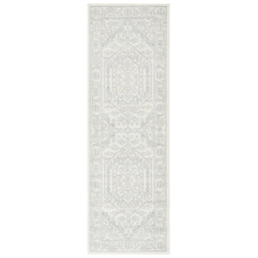 SAFAVIEH Adirondack Xavier Oriental Runner Rug, Ivory/Slate, 2'6" x 6'