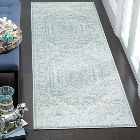 Safavieh Adirondack Xavier Oriental Runner Rug, Slate/Ivory, 2'6" x 8'