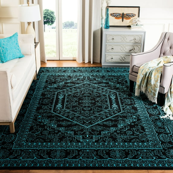 Safavieh Adirondack Xavier Oriental Area Rug, Black/Teal, 8' x 10'
