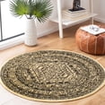 thumbnail image 1 of Safavieh Adirondack Xavier Oriental Area Rug, Gold/Black, 4' x 4' Round, 1 of 10
