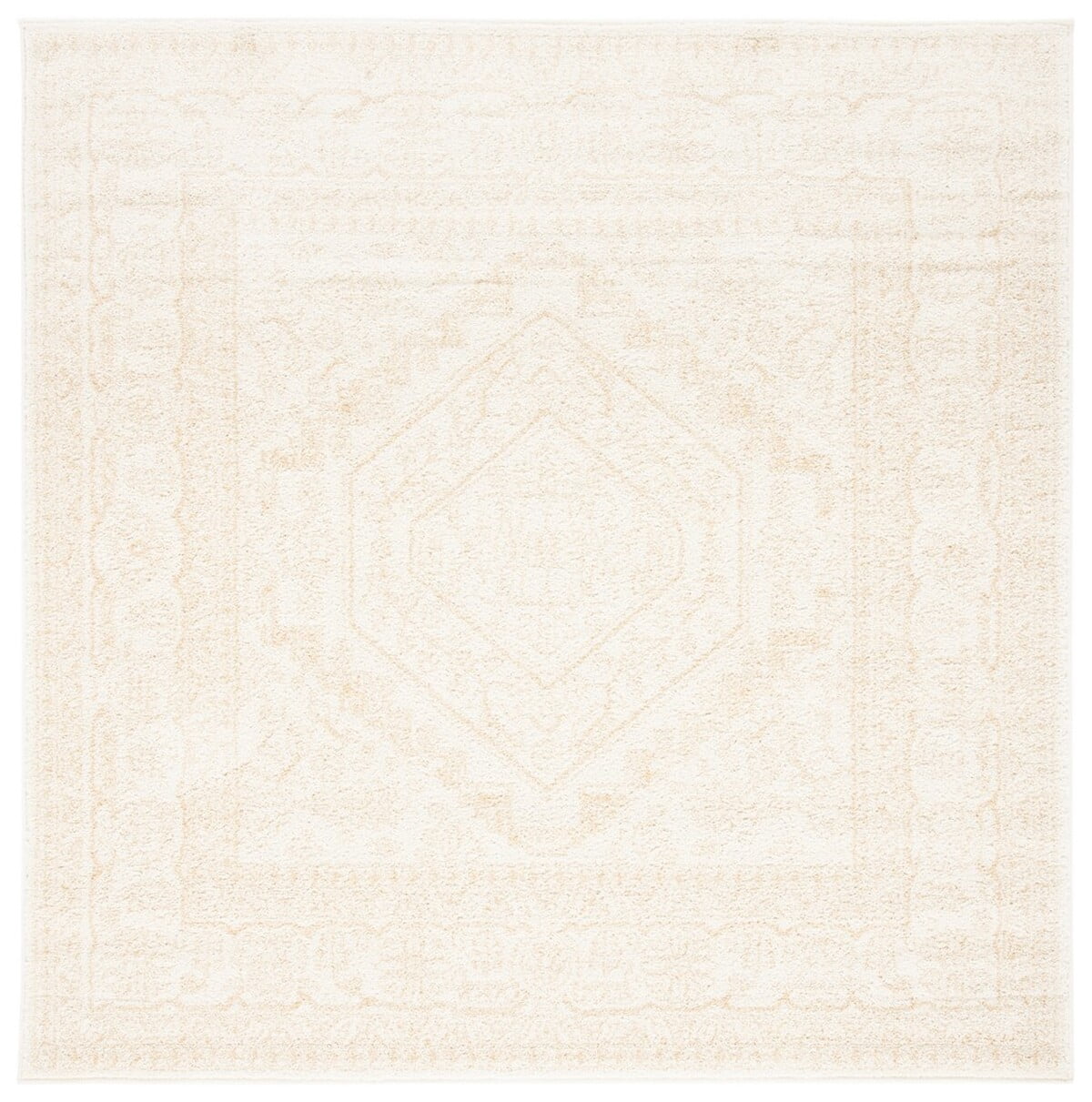 SAFAVIEH Adirondack Xavier Traditional Area Rug, Ivory/Beige, 6' x 6
