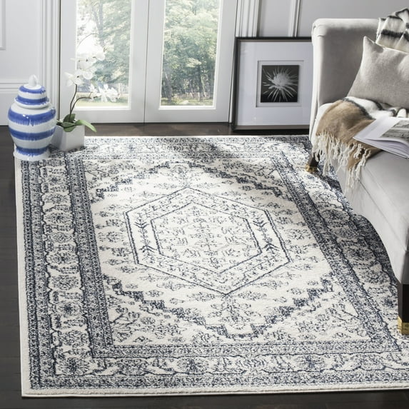 Safavieh Adirondack Xavier Oriental Area Rug, Ivory/Navy, 4' x 6'