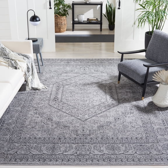 Safavieh Adirondack Xavier Oriental Area Rug, Light Gray/Dark Gray, 10' x 14'