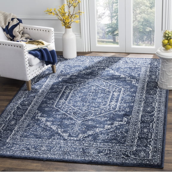 Safavieh Adirondack Xavier Oriental Area Rug, Navy/Ivory, 3' x 5'