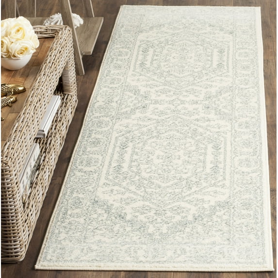 Safavieh Adirondack Xavier Oriental Runner Rug, Ivory/Slate, 2'6" x 10'