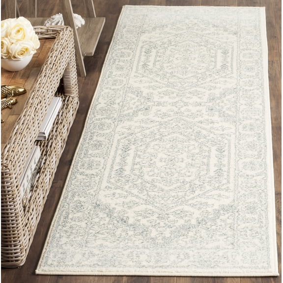 Safavieh Adirondack Xavier Oriental Runner Rug, Ivory/Slate, 2'6" x 14'