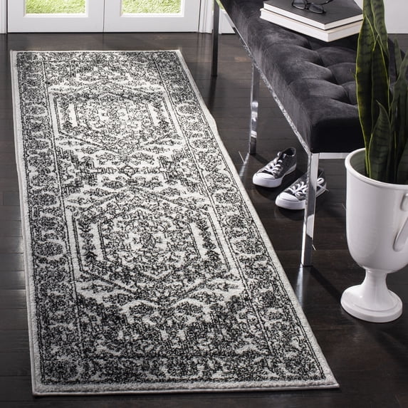 Safavieh Adirondack Xavier Oriental Runner Rug, Silver/Black, 2'6" x 22'