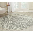 thumbnail image 1 of SAFAVIEH Adirondack Zachary Southwestern Area Rug, Ivory/Silver, 4' x 4' Round, 1 of 10