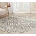 thumbnail image 1 of SAFAVIEH Adirondack Zachary Southwestern Area Rug, Ivory/Silver, 6' x 6' Round, 1 of 10