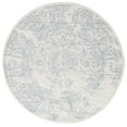 thumbnail image 1 of SAFAVIEH Adirondack Zoey Traditional Faded Area Rug, Ivory/Slate, 6' x 6' Round, 1 of 4