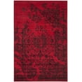 thumbnail image 1 of SAFAVIEH Adirondack Zoey Traditional Faded Area Rug, Red/Black, 4' x 6', 1 of 6