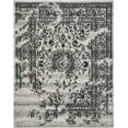 thumbnail image 1 of SAFAVIEH Adirondack Zoey Traditional Faded Area Rug, Silver/Black, 8' x 10', 1 of 6