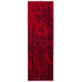thumbnail image 1 of SAFAVIEH Adirondack Zoey Traditional Faded Runner Rug, Red/Black, 2'6" x 22', 1 of 5