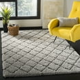 thumbnail image 1 of SAFAVIEH Adriana Anwar Geometric Shag Area Rug, Light Gray, 5'1" x 7'6", 1 of 8