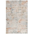 thumbnail image 1 of SAFAVIEH Adrianna Alaia Abstract Polyester Area Rug, Blue/Rust, 5'3" x 7'6", 1 of 5