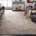 thumbnail image 1 of SAFAVIEH Adrianna Vianne Abstract Polyester Area Rug, Blue/Gold, 8' x 10', 1 of 6