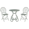 thumbnail image 1 of SAFAVIEH Adriel 3-Piece Iron Outdoor Bistro Set, Antique Green, 1 of 10