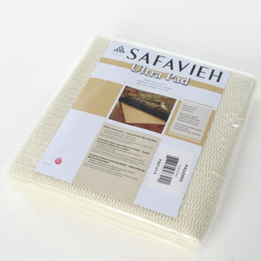 SAFAVIEH Advance Ultra Non-Slip Grid Rug Pad, White, 6' x 6' Square
