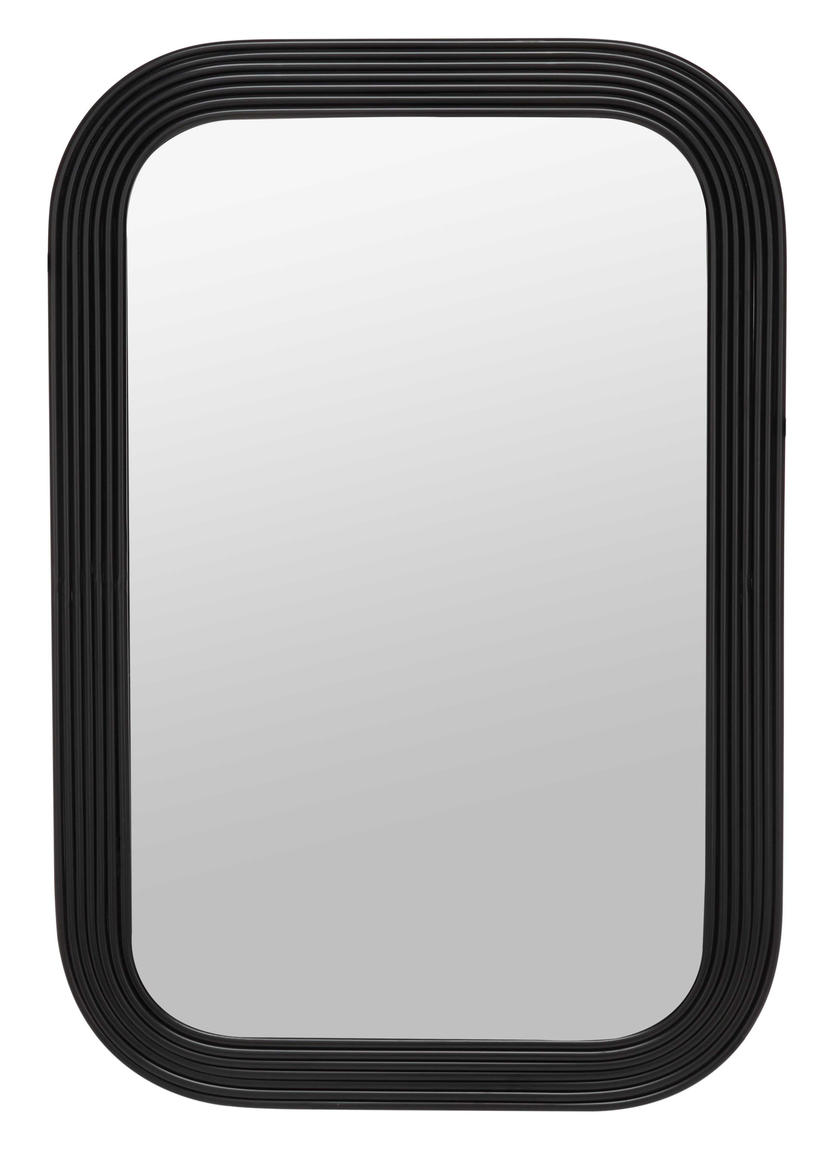 Rectangular Silver Wood Framed 24" x 36" Mirror