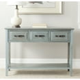 thumbnail image 1 of SAFAVIEH Aiden Contemporary Rustic Console Table w/ 3 Drawers, Barn Blue, 1 of 6