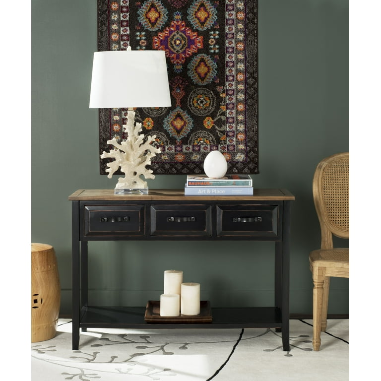 Walmart console table with drawers deals