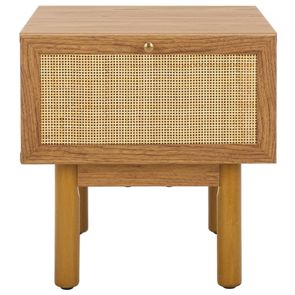 SAFAVIEH Aino Modern 1 Drawer Nightstand,Oak