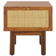 thumbnail image 1 of SAFAVIEH Aino Modern 1 Drawer Nightstand,Walnut, 1 of 14