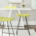 thumbnail image 1 of SAFAVIEH Akito Counter Stool Set of 2 Green, 1 of 6