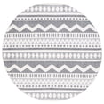 thumbnail image 1 of SAFAVIEH Alamo Curtis Geometric Area Rug, Charcoal/Ivory, 6'7" x 6'7" Round, 1 of 8