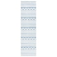 thumbnail image 1 of SAFAVIEH Alamo Curtis Geometric Runner Rug, Blue/Ivory, 2'2" x 8', 1 of 8