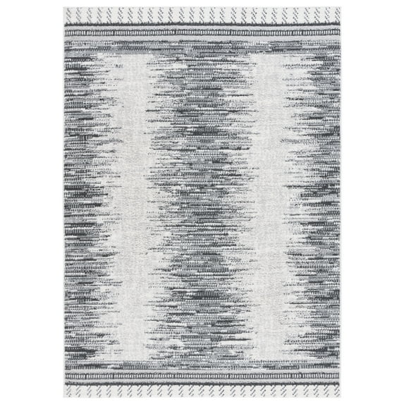 SAFAVIEH Alamo Keila Abstract Area Rug, Grey/Charcoal, 4' x 6'