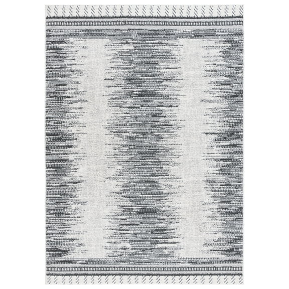 SAFAVIEH Alamo Keila Abstract Area Rug, Grey/Charcoal, 5'3" x 7'6"