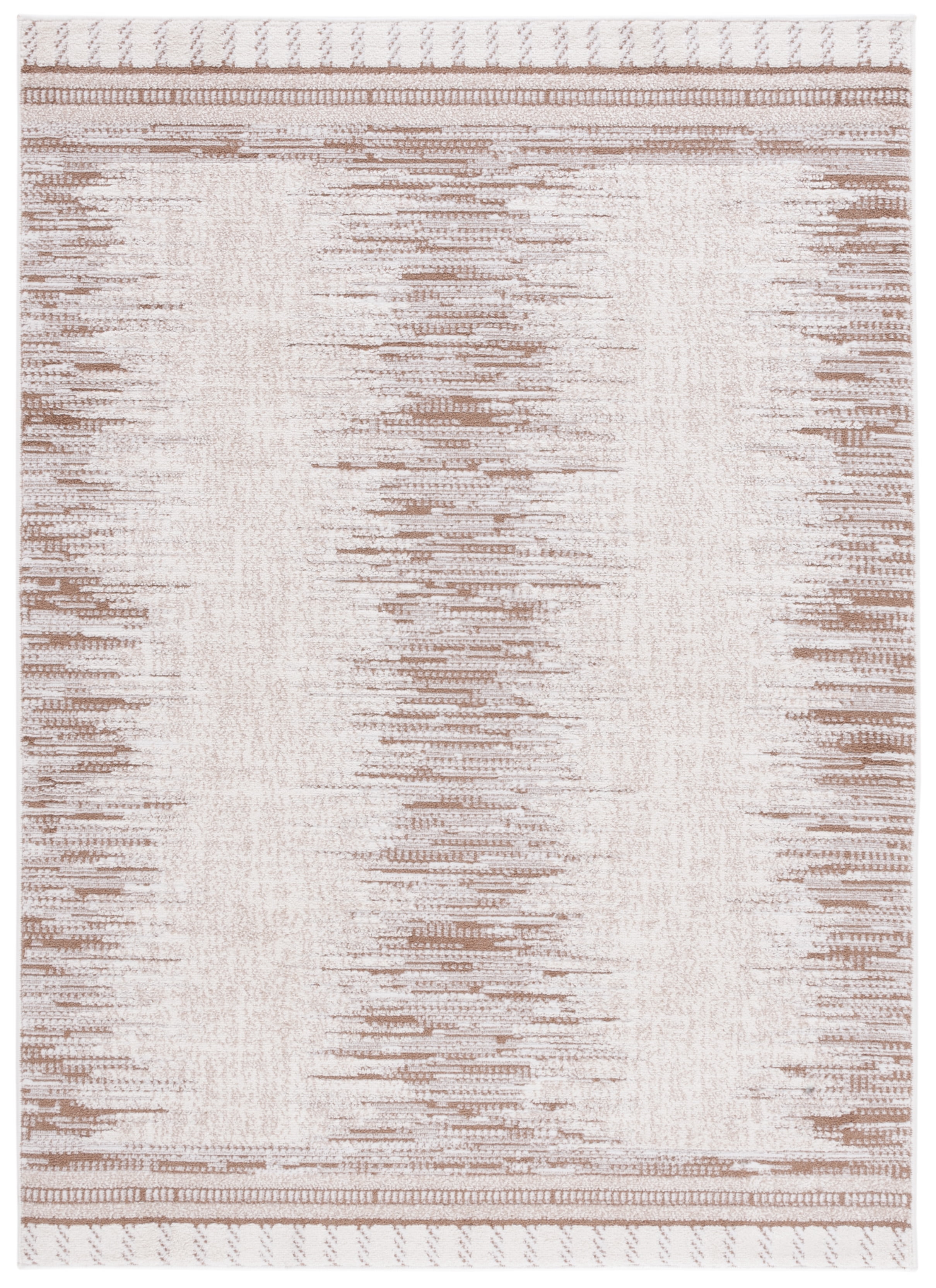 SAFAVIEH Alamo Keila Abstract Area Rug, Taupe/Ivory, 4' x 6'