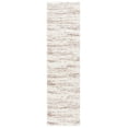 thumbnail image 1 of SAFAVIEH Alamo Olga Stripe Runner Rug, Taupe/Ivory, 2'2" x 8', 1 of 8