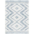 thumbnail image 1 of SAFAVIEH Alamo Stamen Geometric Area Rug, Ivory/Blue, 4' x 6', 1 of 8